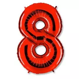 Шары Grabo Цифра г 8 40 red