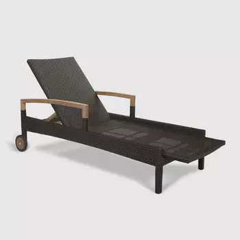 Шезлонг Jepara темно-коричневый