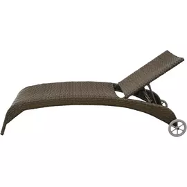 Шезлонг Yuhang 208х65х80см с колесиками