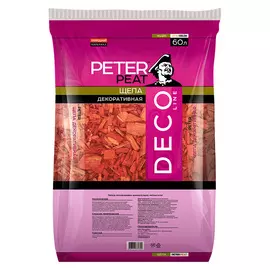 Щепа декоративная красная 60 л Peter Peat