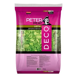 Щепа декоративная зеленая 60 л Peter Peat