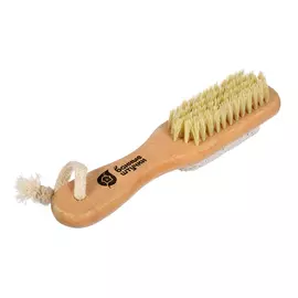 Щетка деревянная, двусторонняя с пемзой "Банные штучки" /30