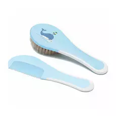 Щетка и расческа Bebe Jou голубой Китенок