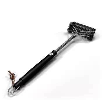 Щетка Т-образная для чистки решеток 800 Degrees Triple Head Wide Brass Grill Brush