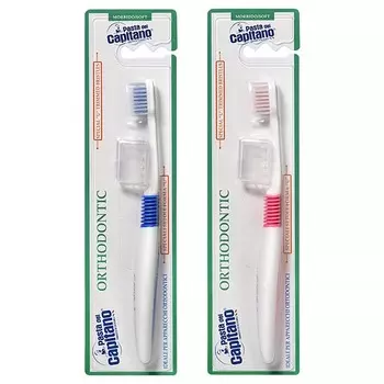 Щетка зубная Pasta del Capitano Ортодонтик мягкая в ассортименте