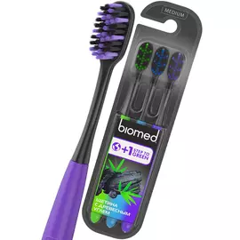 Щетка зубная Splat комплексная black 3 шт