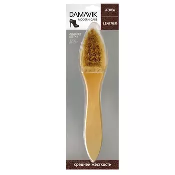 Щетка Damavik обувная из натурального ворса, средней жесткости