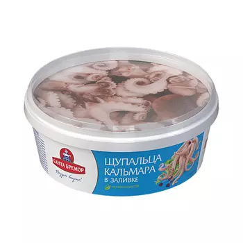 Щупальца кальмара командорского Санта Бремор в заливке, 300 г