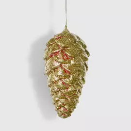 Шишка искусственная Dpi 17 см золото