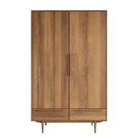 Шкаф двустворчатый Этажерка Bruni с двумя ящиками BR-27/2