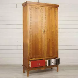 Шкаф двустворчатый Этажерка Gouache Birch M10527ETG