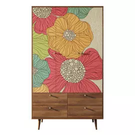 Шкаф Этажерка Berber bb02/print_05 115x200x55