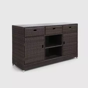 Шкаф Ns Rattan Big box темно-коричневый