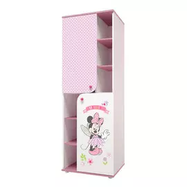 Шкаф-пенал Polini kids Disney baby "Минни Маус-Фея", белый-розовый 190х65,2х52
