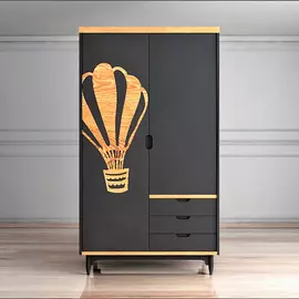 Шкаф с воздушным шаром Этажерка Travel TRV03G двухстворчатый