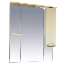 Шкаф-зеркало правосторонний Misty Кристи 90