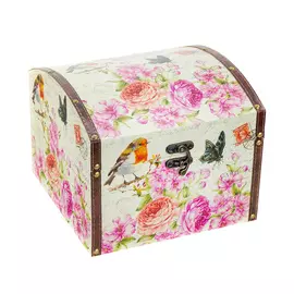 Шкатулка F.s.m.h.d. 25.3x26.2x20.8см цветы
