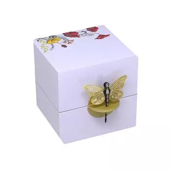 Шкатулка Empire бабочки 15x15x15 см