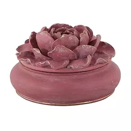 Шкатулка Glasar Цветок 14x14x9 см