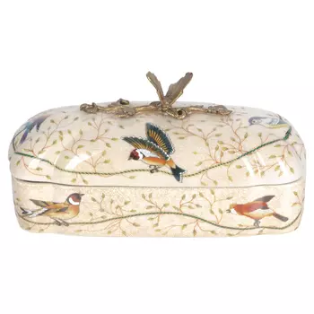 Шкатулка Glasar с бабочкой 23х10х12 см