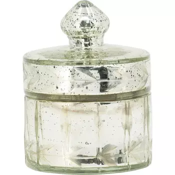 Шкатулка Glasar с крышкой 9х9х12см