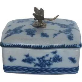 Шкатулка Glasar с птичками 15х12х11 см
