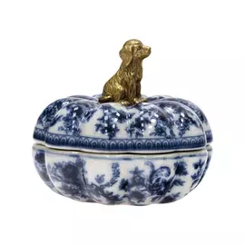 Шкатулка Glasar с собачкой 10x10x9см