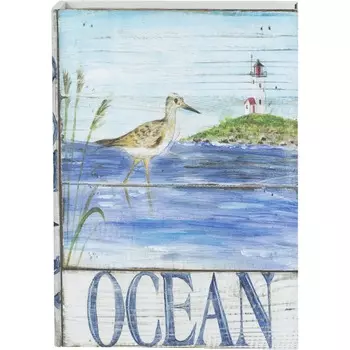 Шкатулка Glasar в виде книги морская птица 27,2х8,3х37,7 см