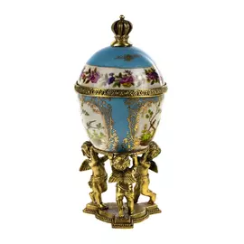 Шкатулка на трёх ангелах Glasar 13x13x26 см