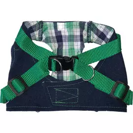 Шлейка для собак ДОГ МАСТЕР Джинсовая XL 32 см