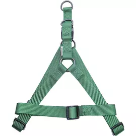 Шлейка для собак GREAT&amp;SMALL регулируемая 10 мм 25-40 см зеленая