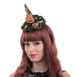 Шляпка Carnival toys ведьмы на ободке тыква