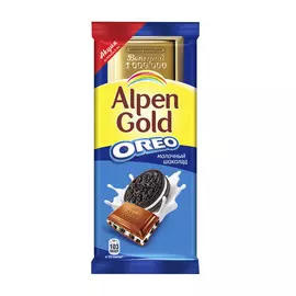 Шоколад Alpen Gold Oreo молочный 95 г