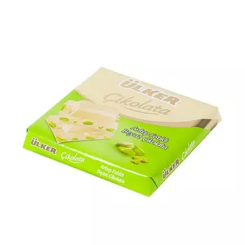 Шоколад белый Ulker с фисташками 65 г