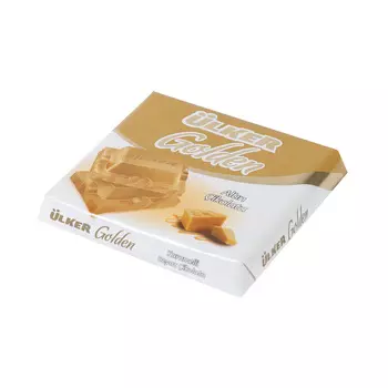 Шоколад белый Ulker с карамелью 60 г