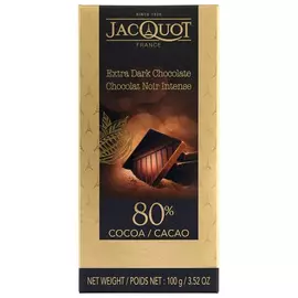 Шоколад горький Jacquot 80% 100 г