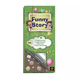 Шоколад Libertad Funny Story молочный с маршмеллоу и хрустящими шариками 100 г