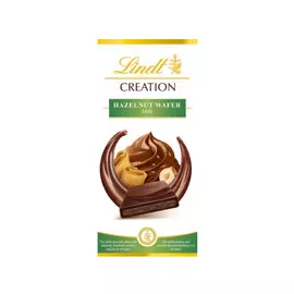 Шоколад Lindt Creation молочный пралине с вафлей 150 г