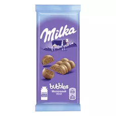 Шоколад Milka Bubbles молочный пористый 80 г