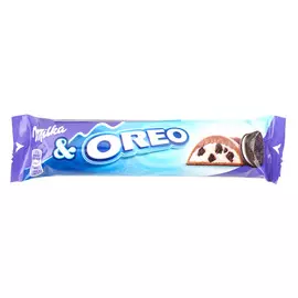 Шоколад Milka c ванильной начинкой с кусочками печенья Oreo 37 г