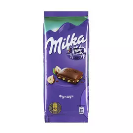 Шоколад Milka молочный с фундуком 90 г