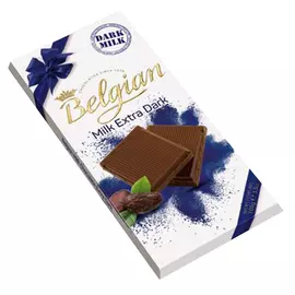 Шоколад молочный Belgian с высоким содержанием какао 100 г