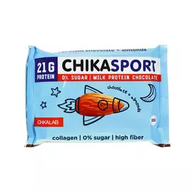 Шоколад молочный ChikaLab с миндалем 100 г