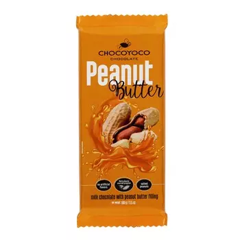Шоколад молочный Chocomoco Butter арахис 100 г