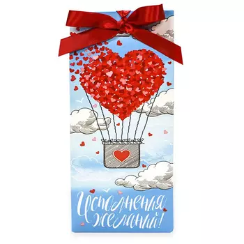 Шоколад молочный Лакомства для здоровья открытка "Исполнения желаний", 60 г