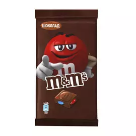 Шоколад молочный M&amp;M's с шоколадом и разноцветным драже 125 г