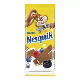 Шоколад Nesquik Молочный с молочной начинкой ягодами и злаками 100 г