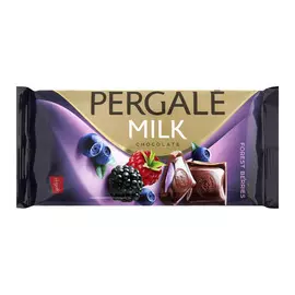 Шоколад Pergale молочный с начинкой из лесных ягод 100 г