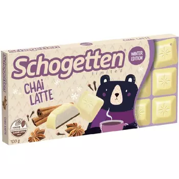 Шоколад Schogetten белый Chai Latte 100 г