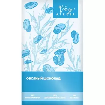 Шоколад Simbirsk Atelier без сахара овсяный 60 г